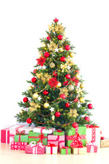 christmas decorated at home