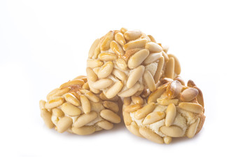 Mazapanes empinados artesanales para los postres de las comidas de Navidad
