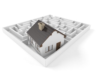 House with maze
