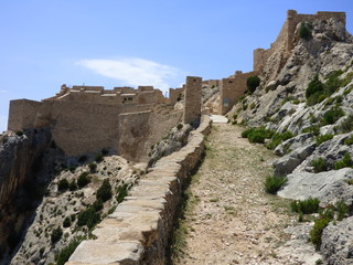 Castellote. Pueblo de Teruel ( Aragon) en la comarca turolense del Maestrazgo, en España