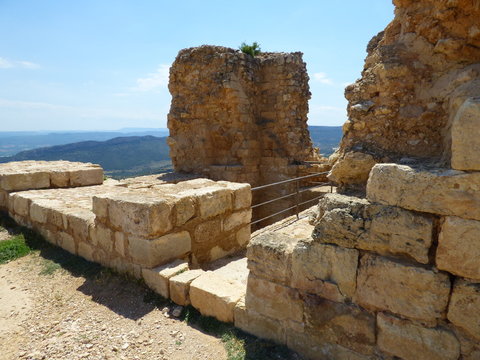 Castellote. Pueblo de Teruel ( Aragon) en la comarca turolense del Maestrazgo, en España