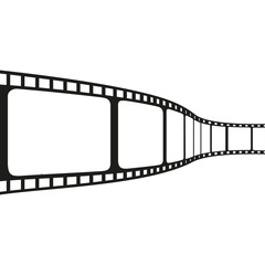 Fototapeta premium movie film reel cinematography concept. EPS10 Vector Illustration.