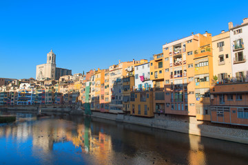 Naklejka na ściany i meble Girona in Spain