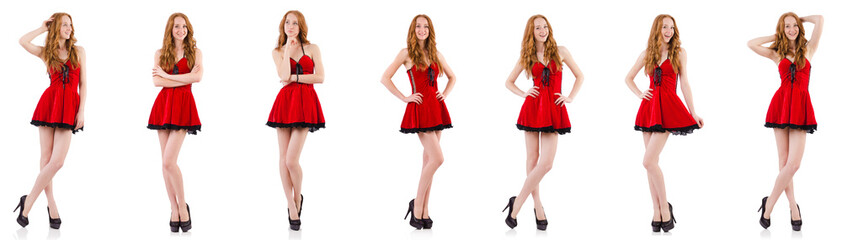 Young woman in fashion concept