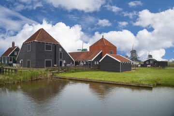 Traditional houses in Holland