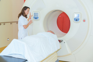 during MRI examination