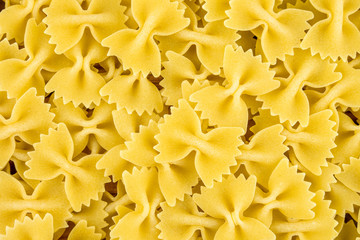 Farfale paste background, top view 