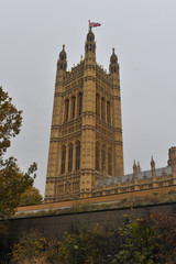 Fototapeta na wymiar The Parliament of the UK in London