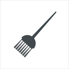 Broomstick icon. Vector illustration