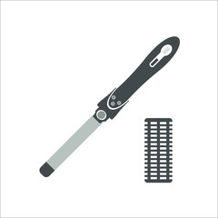 Curlig iron icon