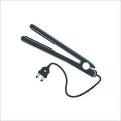 Hair straightener icon