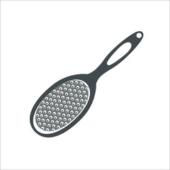 Hairbrush icon. Vector illustration
