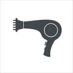 Hairdryer icon. Vector illustration
