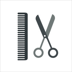 Scissors icon. Vector illustration