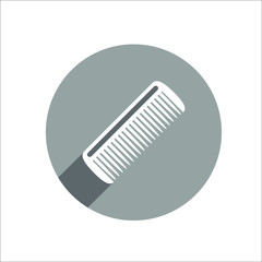 Hairbrush icon. Vector illustration