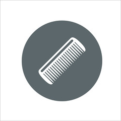 Hairbrush icon. Vector illustration