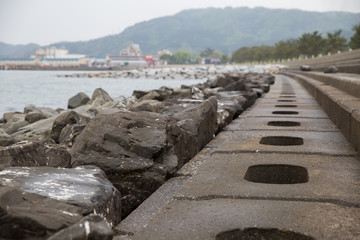 Sea of Japan Beach Barrier