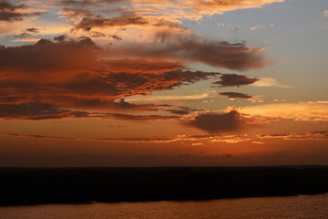 Parana River sunrise