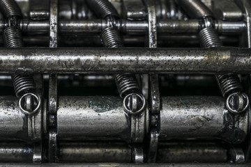 inside a old machine
