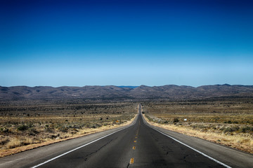 Fototapeta na wymiar Desert Road in New Mexico