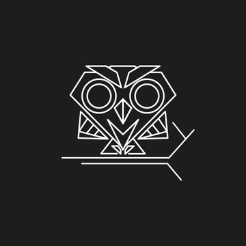 owl logo illustration