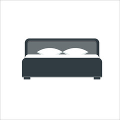 Bed icon.  illustration