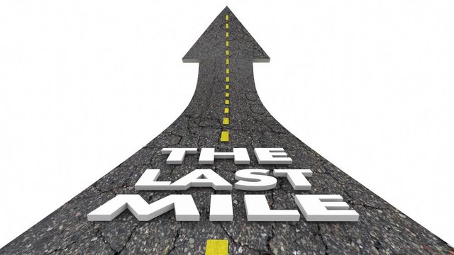 The Last Mile Road Final Stretch End Race Driving 3d Animation