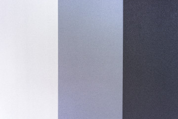 Three separate shades of the gray