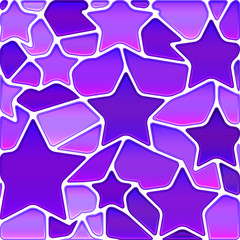 abstract vector stained-glass mosaic background