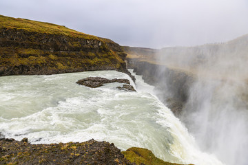 Gullfoss Waterfall in Iceland