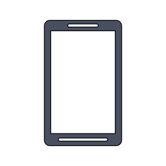 Smartphone mobile technology icon vector illustration graphic design
