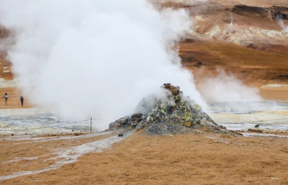 Namafjall geothermal area in Iceland