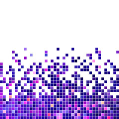 abstract vector square pixel mosaic background