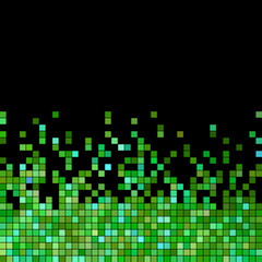 abstract vector square pixel mosaic background