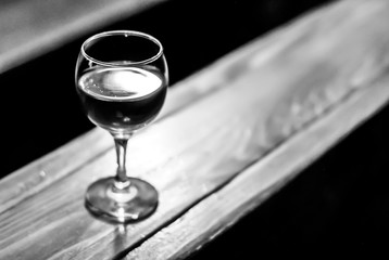 Glass of wine