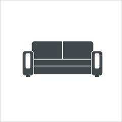 Sofa icon.  illustration