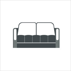 Sofa icon.  illustration