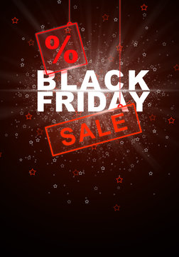 Blck friday flyer template