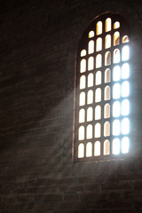 Ray of light trough a window