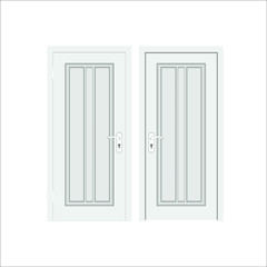 Door icon.  illustration