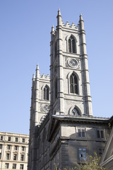 Fototapeta na wymiar Basilica of Notre Dame, Montreal, QWuebec, Canada