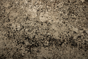 Igneous Volcanic Magmatic Rock Debris In the Badlands