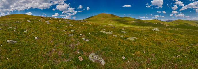 Georgia high in the mountains landscape panorama