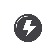 Electricity rounded icon