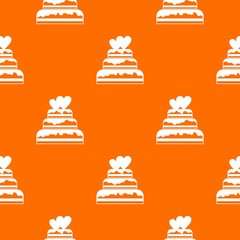 Wedding cake pattern seamless