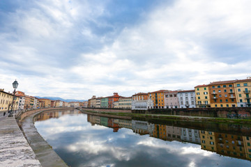 Fototapeta premium Pisa day view, Tuscany, Italy