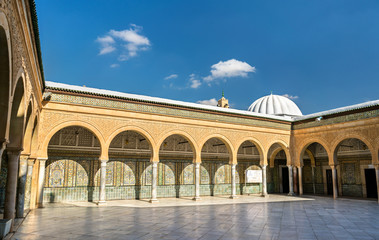Barbier Mosque or Sidi Sahab Mausoleum in Kairouan, Tunisia
