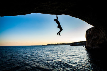 Hanging High Over the Sea