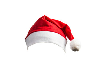 Obraz na płótnie Canvas Christmas hat on white background