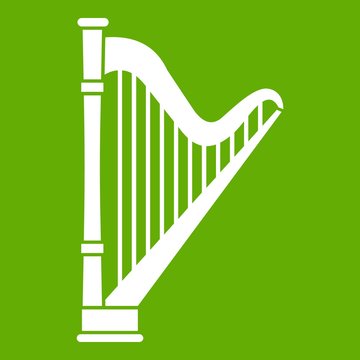 Harp icon green